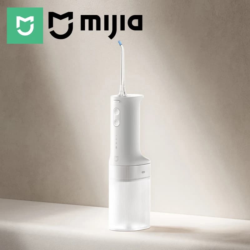 MIJIA Electric Oral Irrigator 2,IPX7 Waterproof Rating,200ML Water Tank,3 Frequency Conversion Modes,Water Flosser Dental