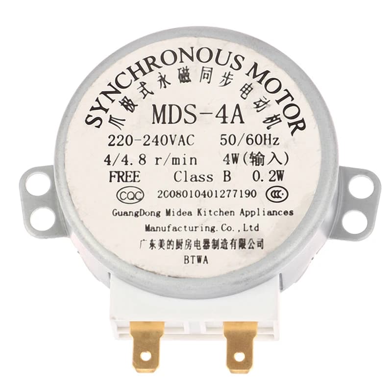 MDS-4A 220V Micro Turntable Synchronous Tray Motor