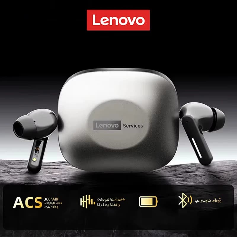 New Lenovo LE209 Wireless Bluetooth Earphone ANC Noise Reduction HiFi Music Bluetooth Headphone 30H Battery Life Gaming Headset