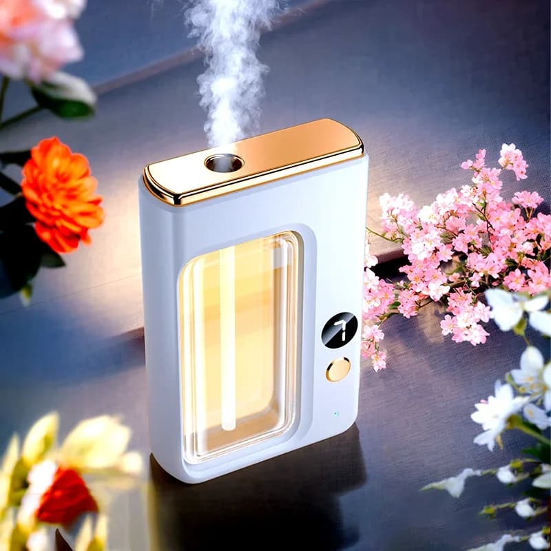 7-Speed Adjustable Digital Display Aromatherapy Diffuser Jasmine Shangri-La Hilton Scent Deodorant for Bedroom Office Toilet