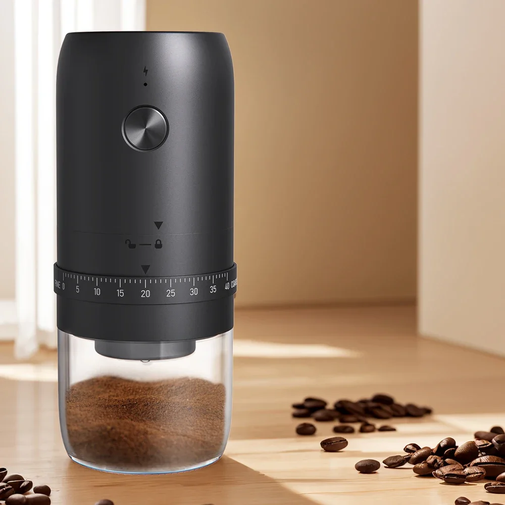 Wireless coffee grinder, 40 adjustable grinding Settings, portable electric grinder, suitable for espresso, French press