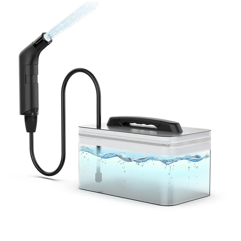 Wower Portable Electric Bidet for Personal Hygiene Cleaning 2.3L Shattaf Rechargeable Travel Camping Bidet Shower Sprayer