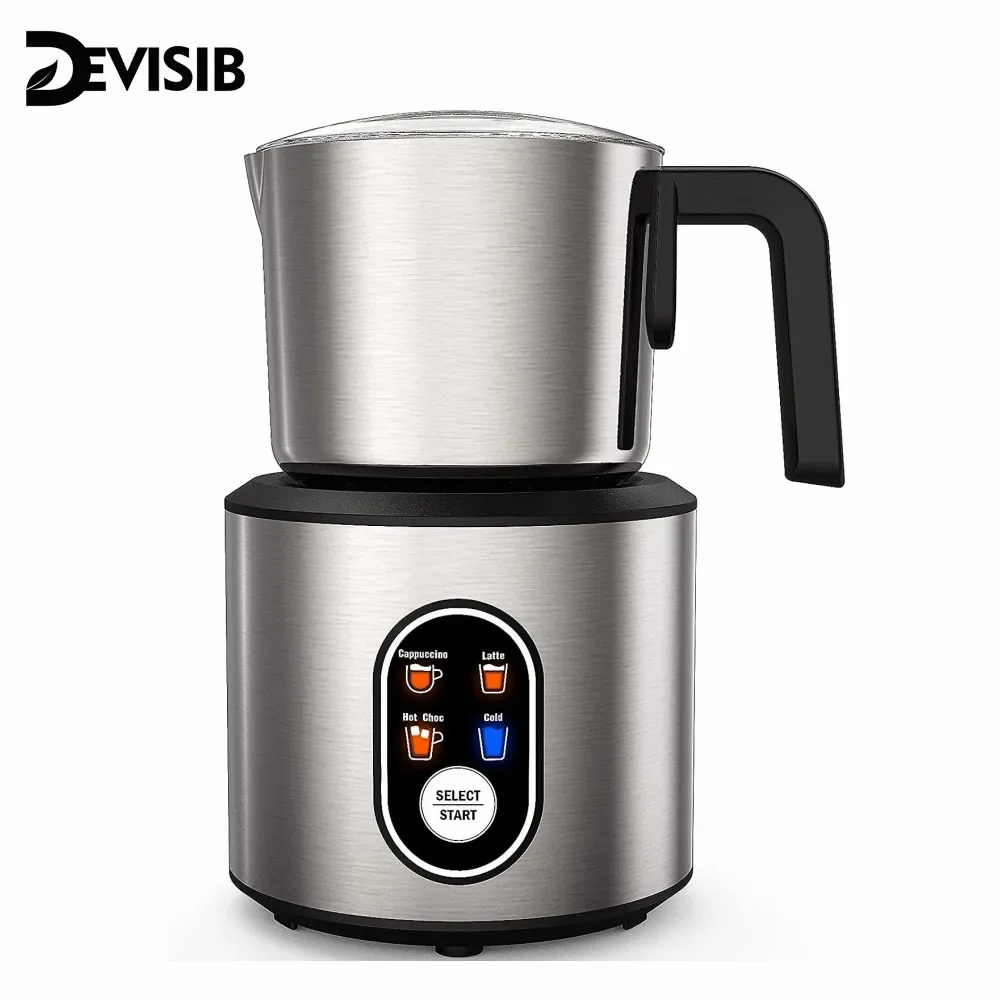 DEVISIB 4-in-1 Automatic Milk Frother Electric Ins