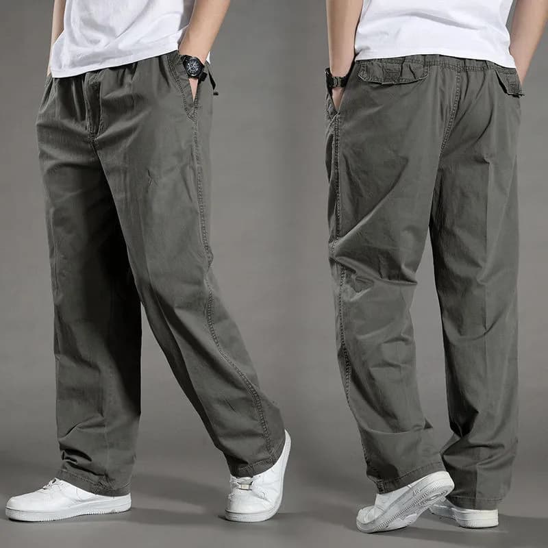 Men's Cargo Pants Summer Spring Cotton Work Wear N