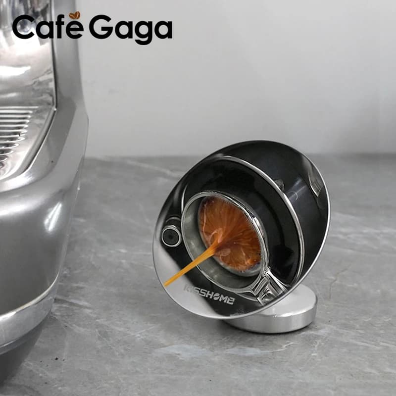 Coffee Extraction Mirror Magnetic Espresso Shot Mirror Stainless Steel 360° Adjustable For Bottomless Portafilter Barista Tools