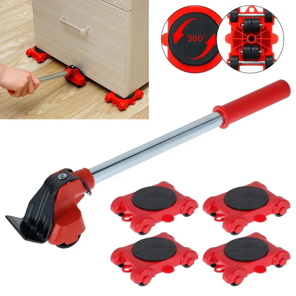 Furniture Moving Transport Roller Set Heavy Duty F
