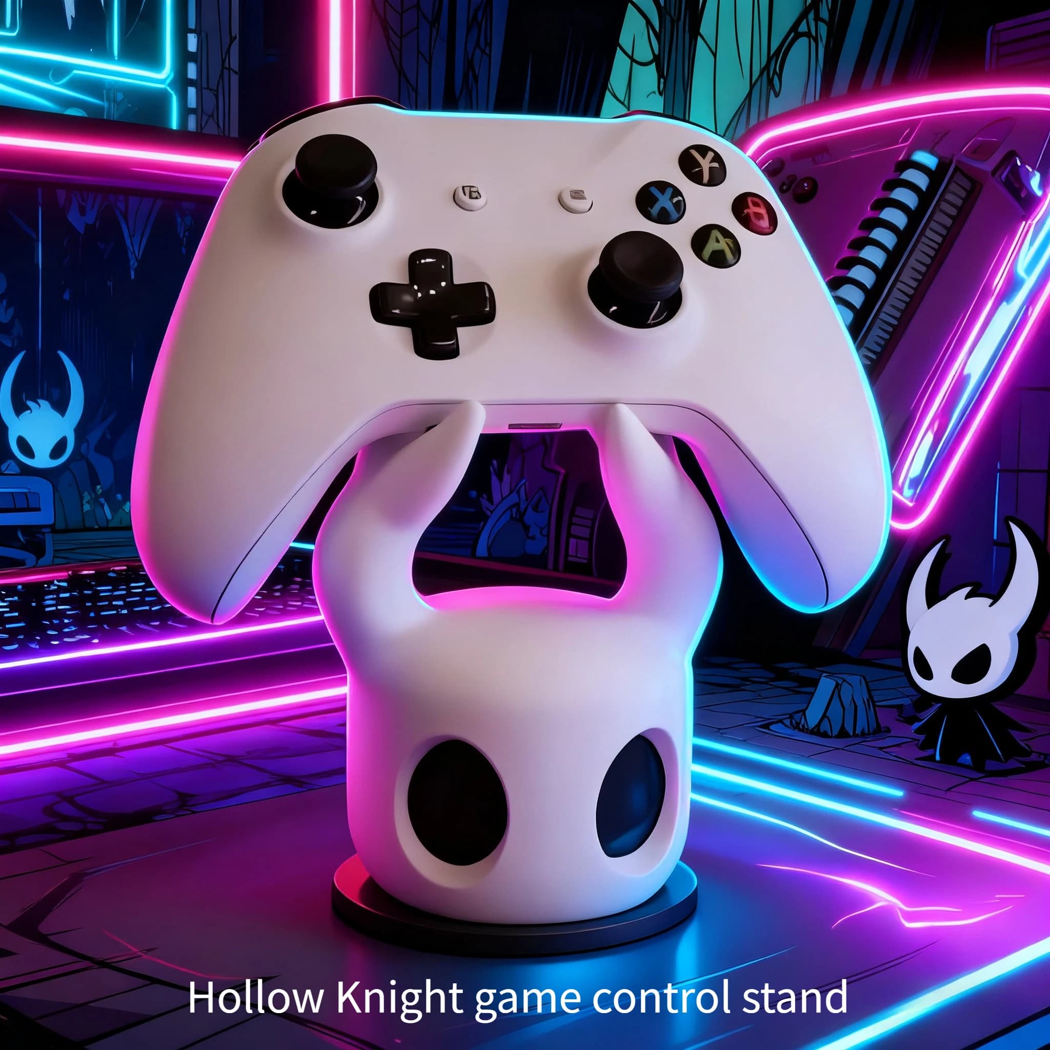HOT!!!Universal Game Controller Stand Compatible With PS4/PS5/Switch Hollow Knight Theme Cool Desktop Display Gaming Accessories