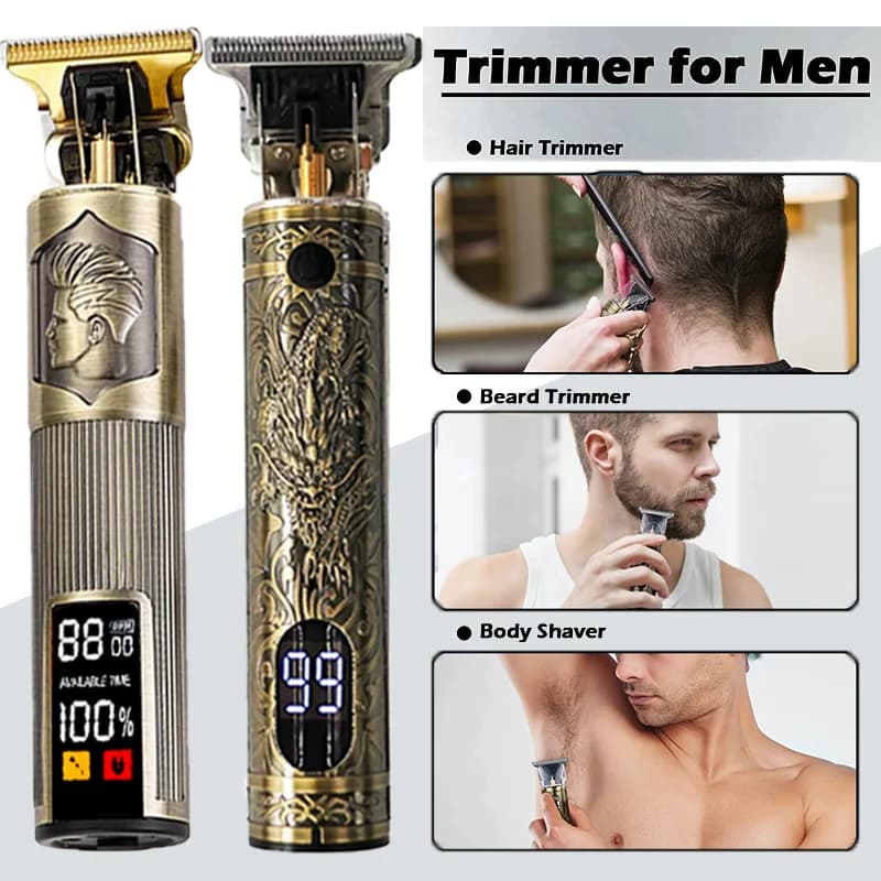 2025 T9 Electric Hair Clipper for Men Beard Shaver