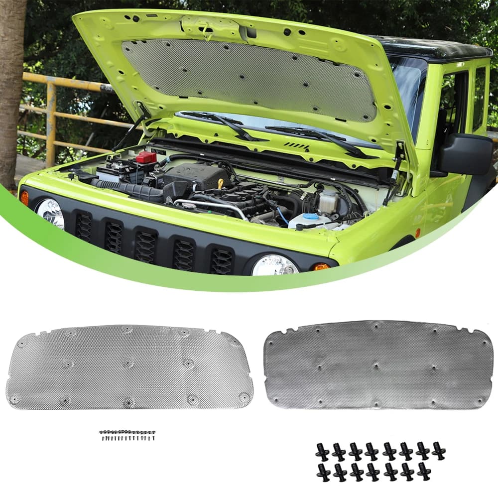 Car Engine Hood Heat Insulation Cotton Sound Deadener Cover for Suzuki Jimny 2019 2020 2021 2022 2023 2024+ Interior Accessories