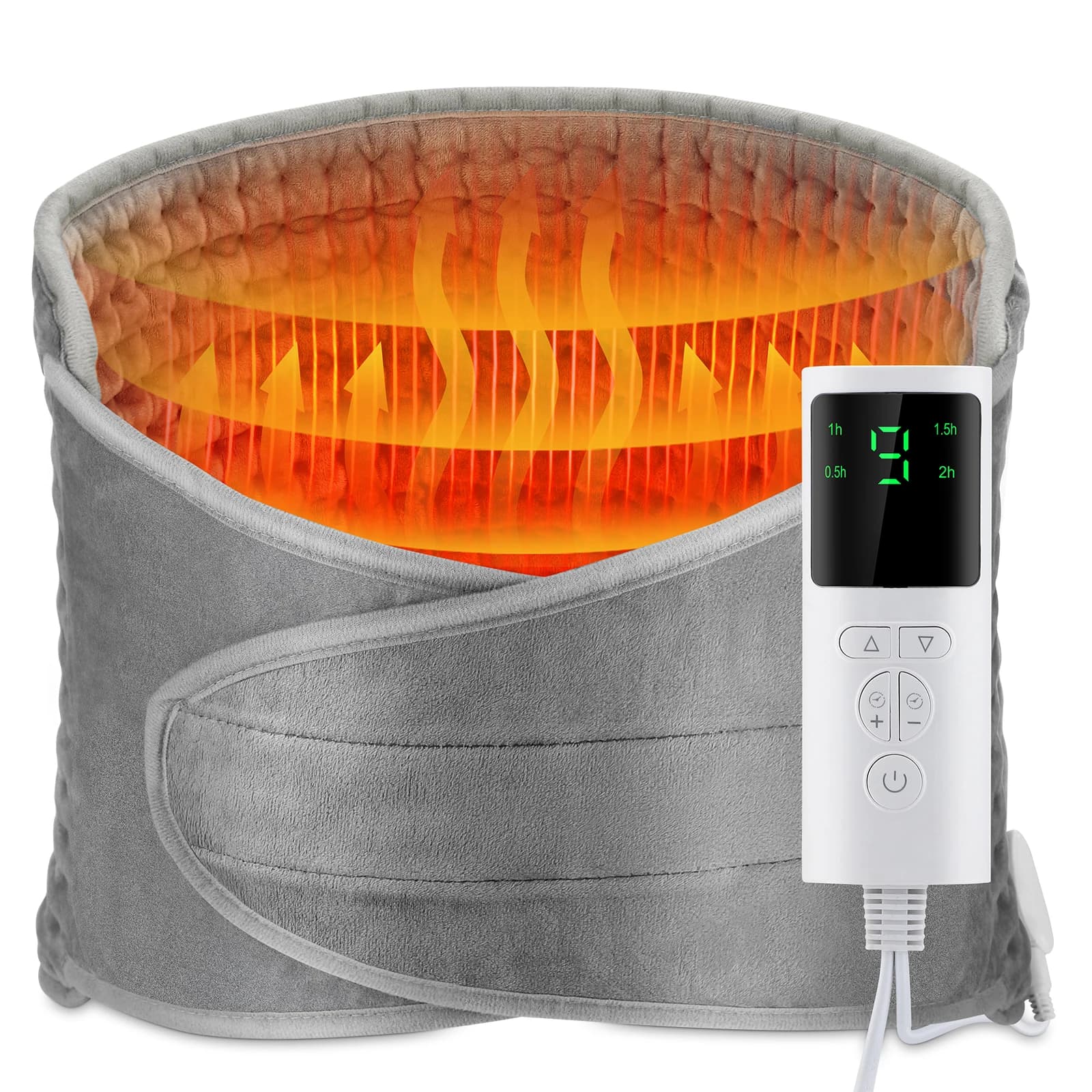 Electric Heating Waist Belt Portable Thermal Pad Office Home Adjustable Temperature Lumbar Belt Warming Abdomen Back Hand Warmer