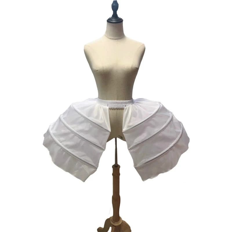 Rococo 3 Hoops Petticoat Baroque Underskirt For Vintage Wedding Dress Bridal Gowns Wedding Accessories Victorian Crinoline