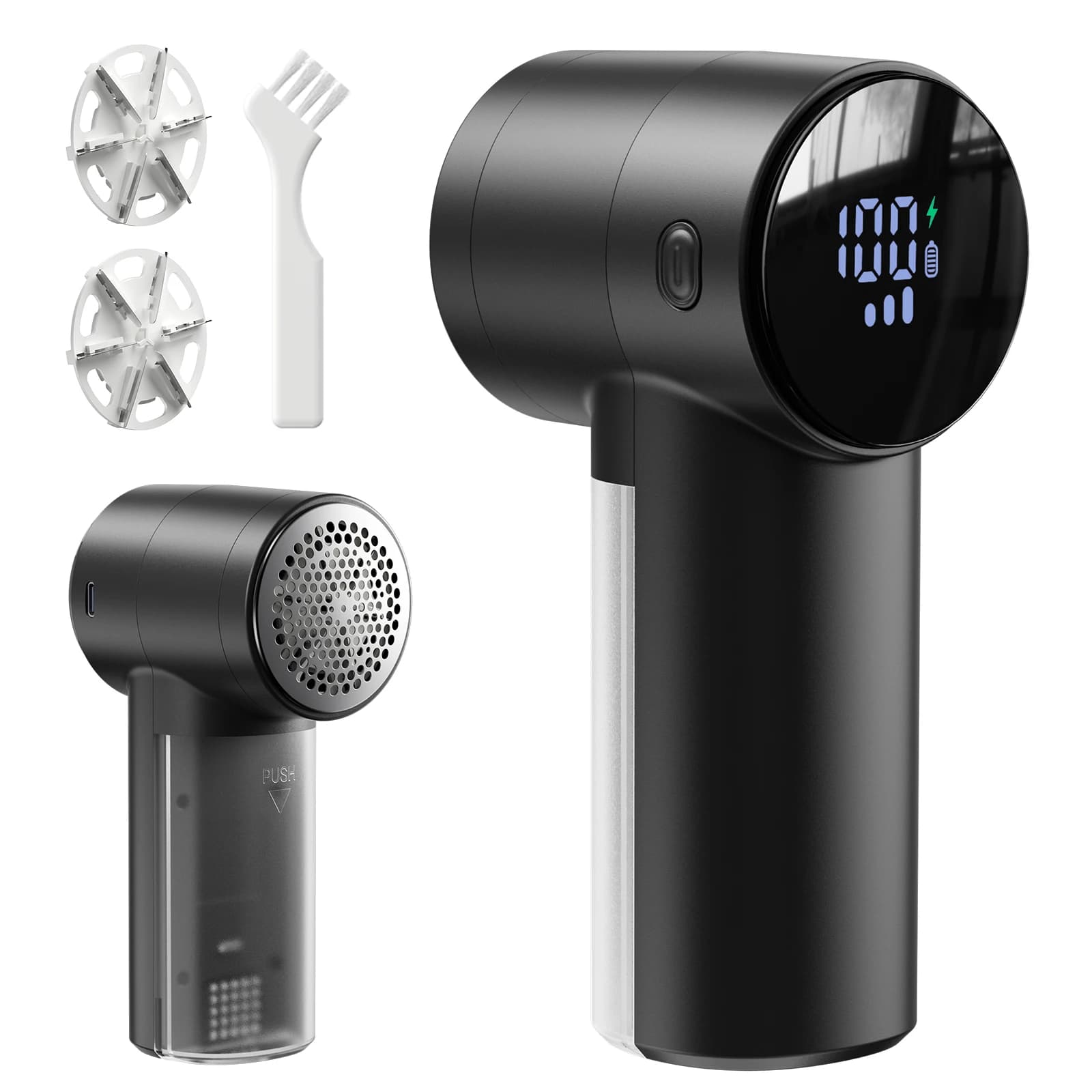 Fabric Shaver Rechargeable Lint Shaver with Digita