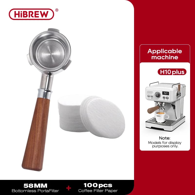 HiBREW Coffee Bottomless Portafilter 51MM 58MM Fil