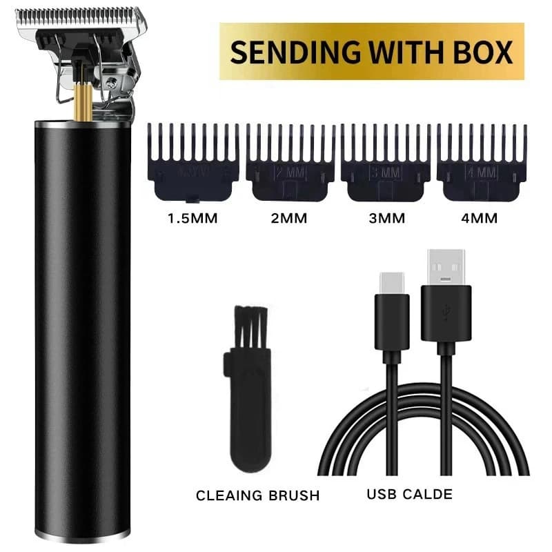 Electric Hair Cutting Machine Vintage T9 Clipper Hair Rechargeable Man Shaver Trimmer For Men's Barber Professional Hair Trimmer