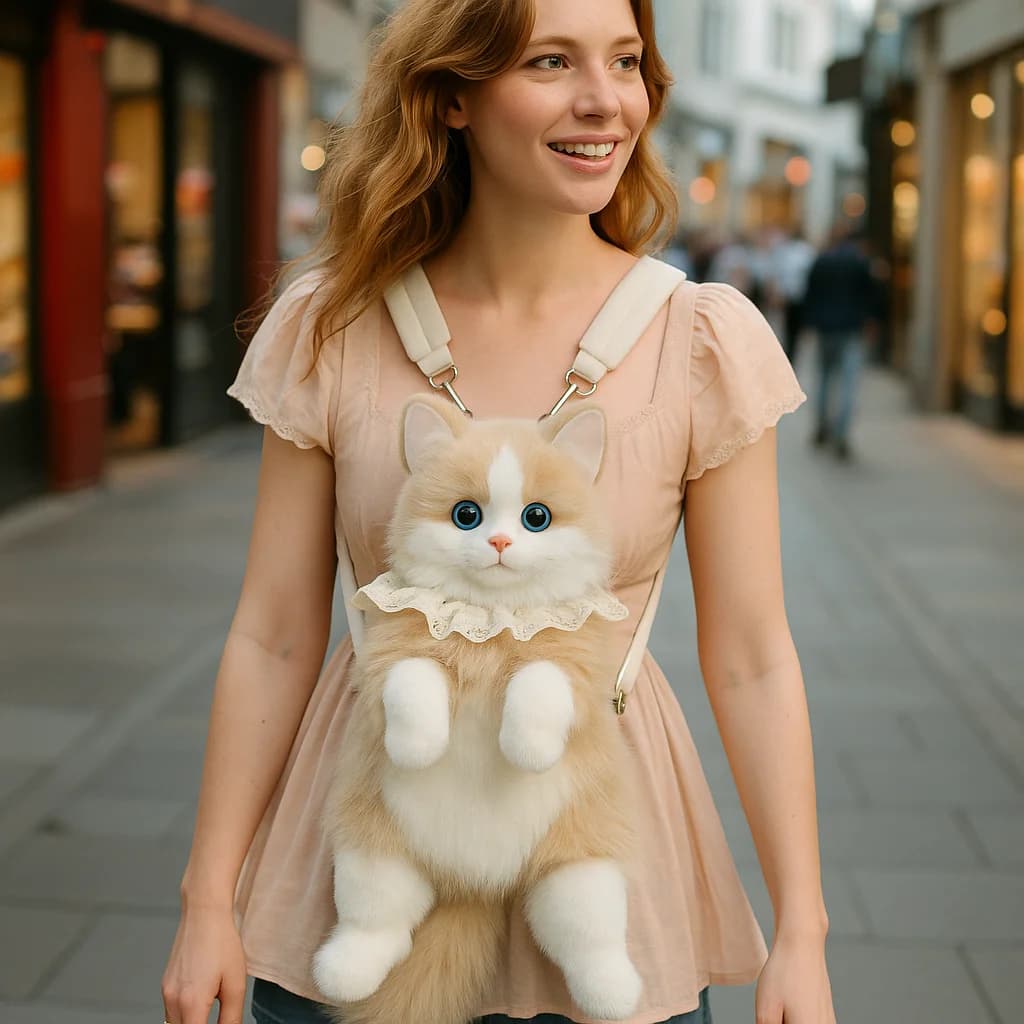 حقيبة ظهر مع