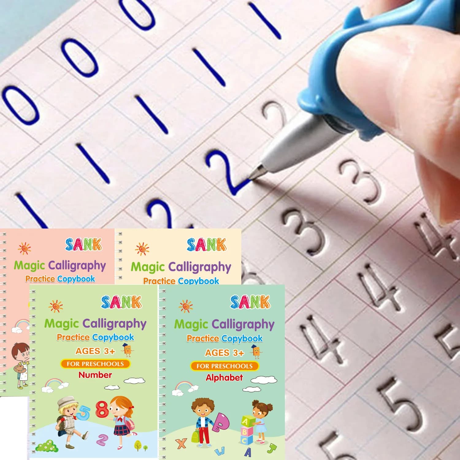 Sank Magic Practice Copybook Pen Preschools Kids C