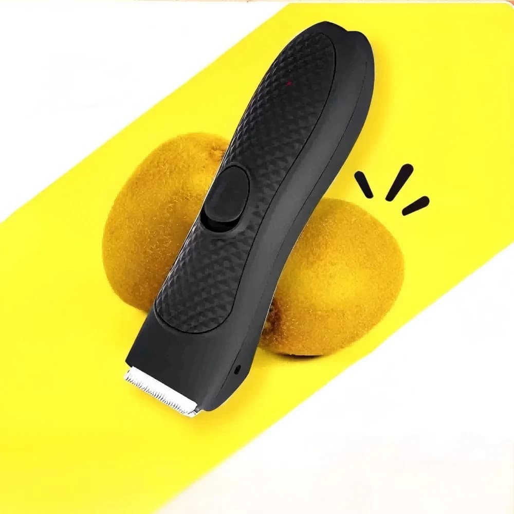 Men's Electric Groin Hair Trimmer Pubic Hair Removal Intimate Areas Body Grooming Clipper Epilator Rechargeable Shaver Razor