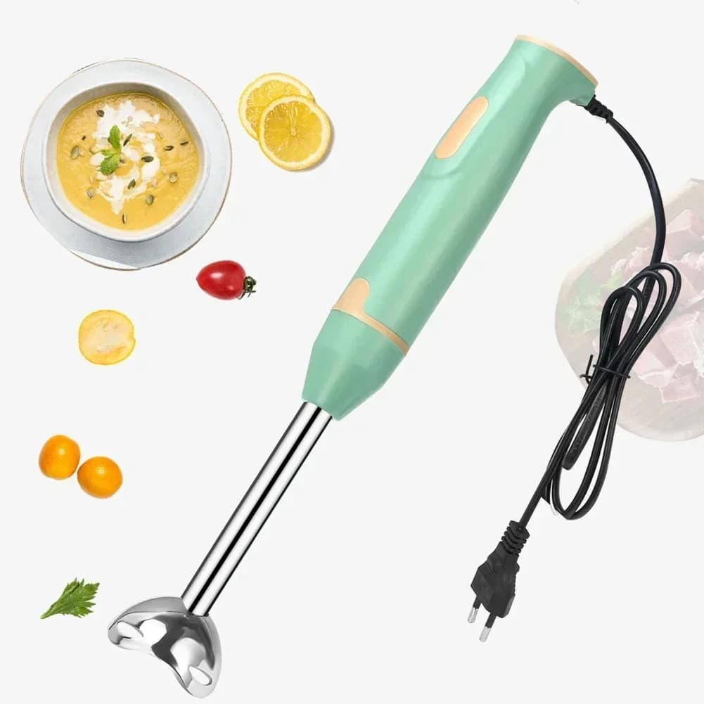 HOMEFISH Immersion Hand Stick Blender Electric Food Vegetable Grinder Handheld Stick Mixer for Smoothies Sauces