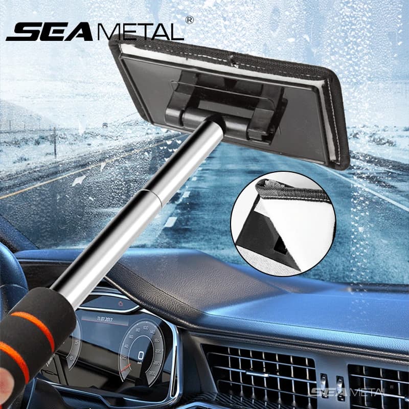 SEAMETAL Car Front Windshield Defogging Brush Tele