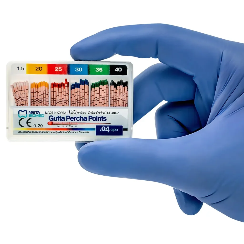 5 Boxes Dental Meta Gutta Percha Points Graduated GP Filling Fiber Tips 02/04/06/F Taper Root Canal Endo Tooth Therapy Cone Pole