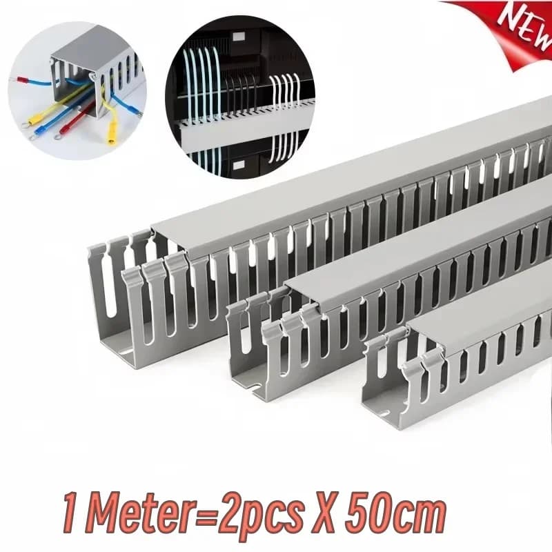 Cable Raceway Kit,Open Slot Wiring Raceway Duct wi