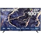 تلفزيون ذكي QLED+ بحجم 100 بوصة بدقة 4K UHD ومعدل تحديث 144Hz بسعة تخزين 32GB وشاشة غير لامعة وتقنية دولبي فيجن واتموس وجوج…